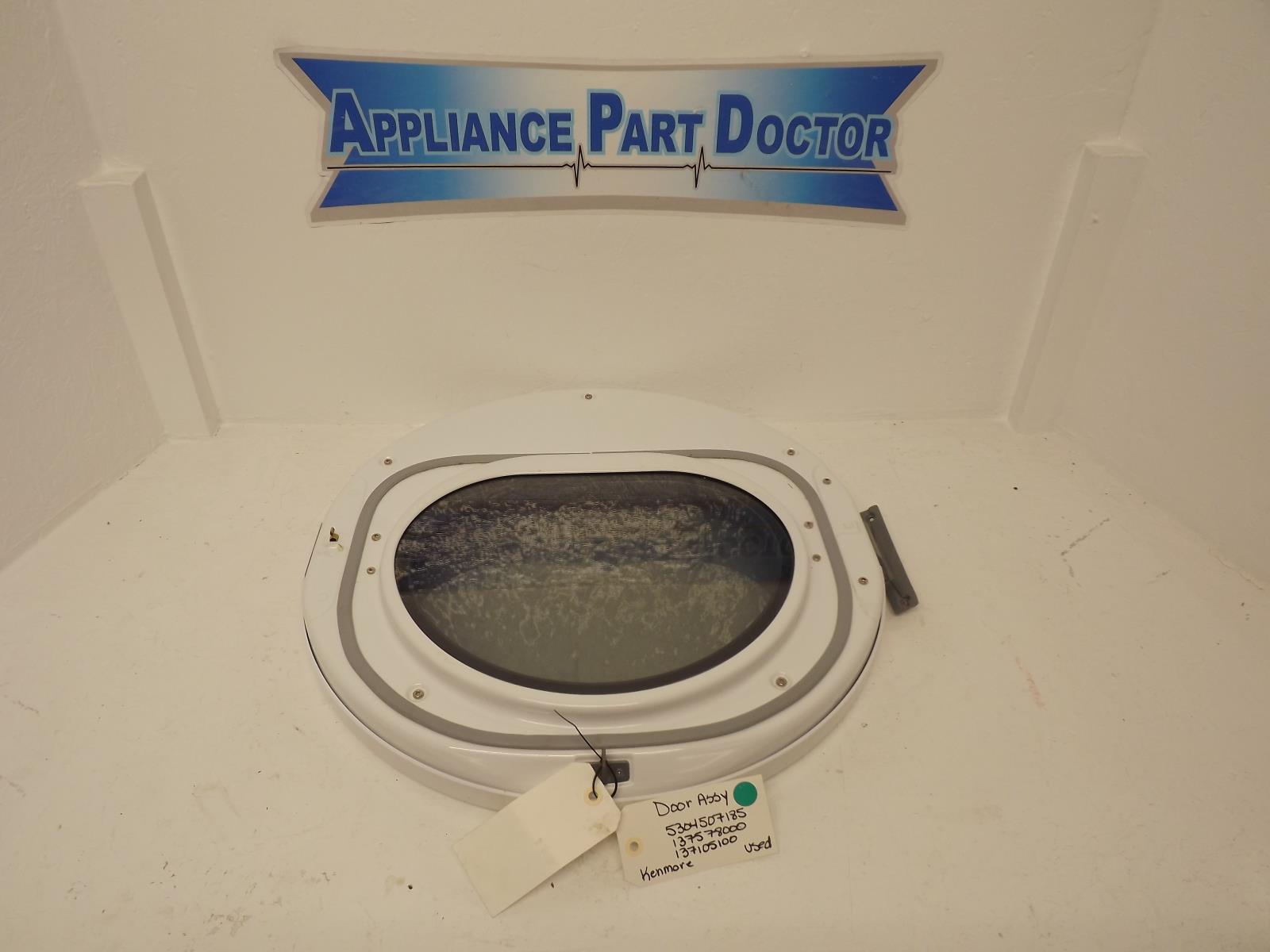 Kenmore Dryer 5304507185 137578000 137105100 Door Assy Used Kenmore Dryer 5304507185 137578000 137105100 Door Assy Used